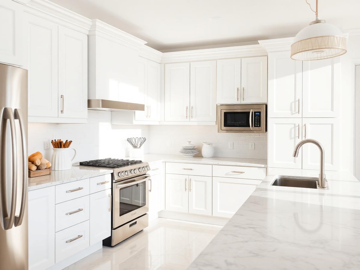 Sparkling clean kitchen